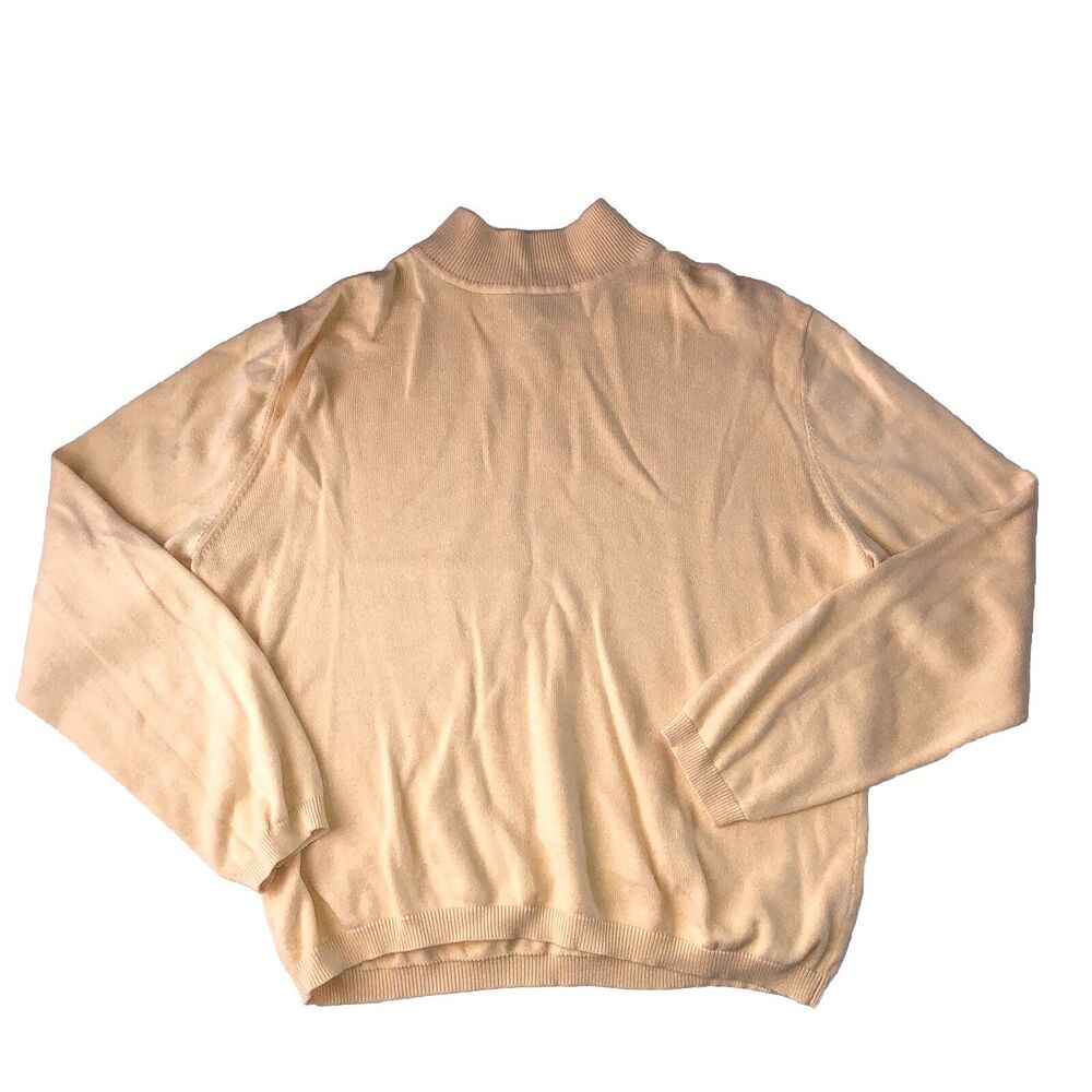 Pendleton Women’s Mock Neck Sweater Peach Size Petite Small